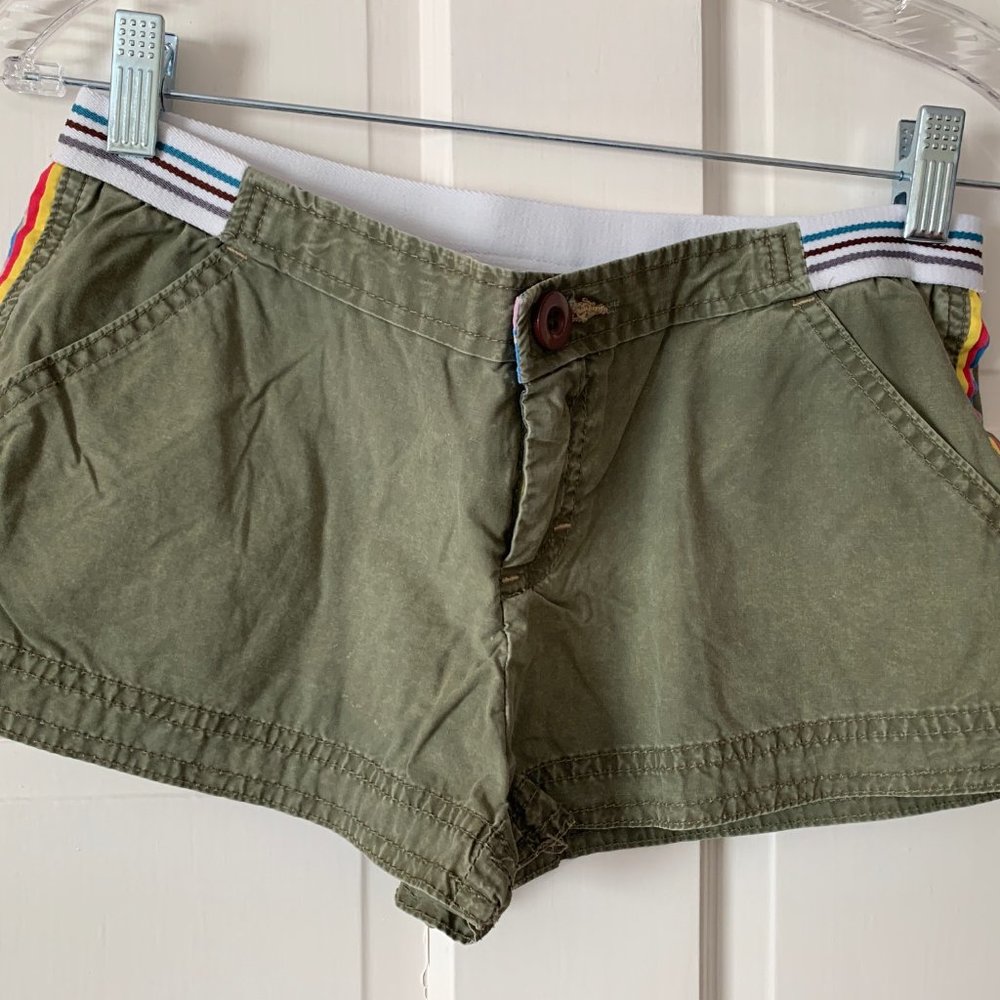 Shorts with Striped Sides